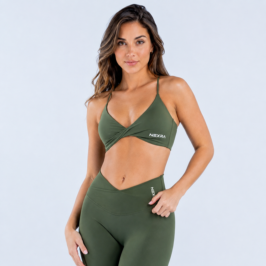 Vision Twist Front Sports Bra