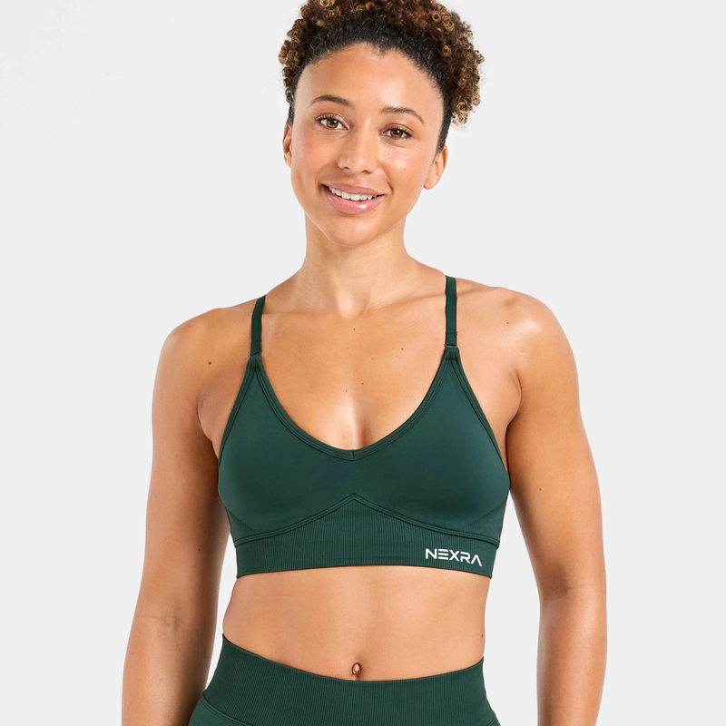 Evolve Sports Bra Evergreen