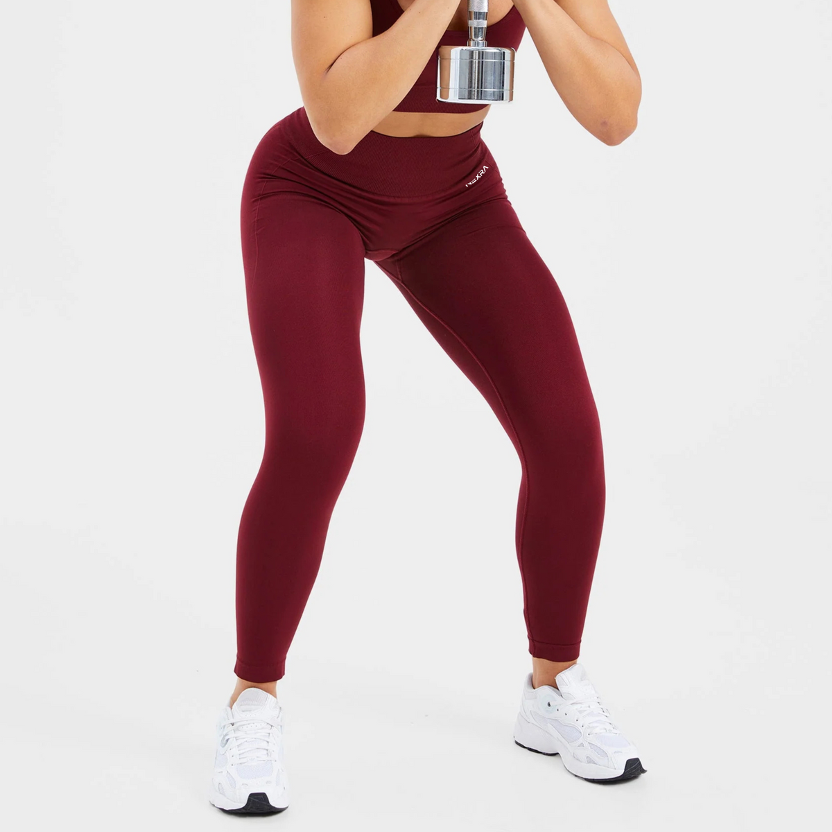 NEXRA Ascend Leggings in Bordeaux