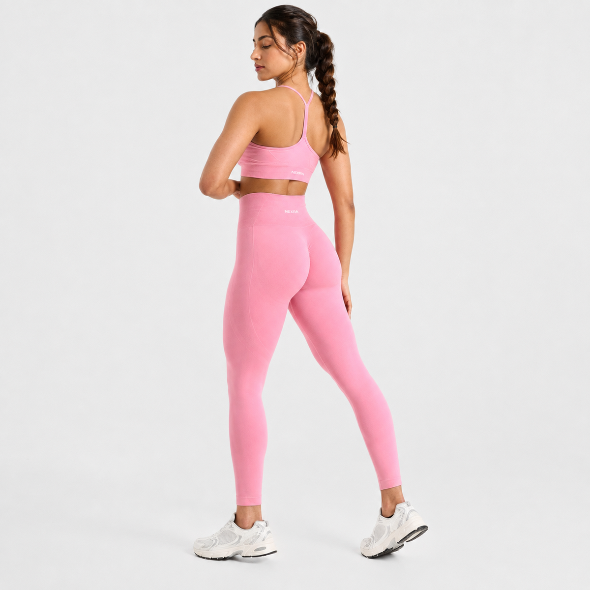 NEXRA Ascend Leggings in Carnation Pink