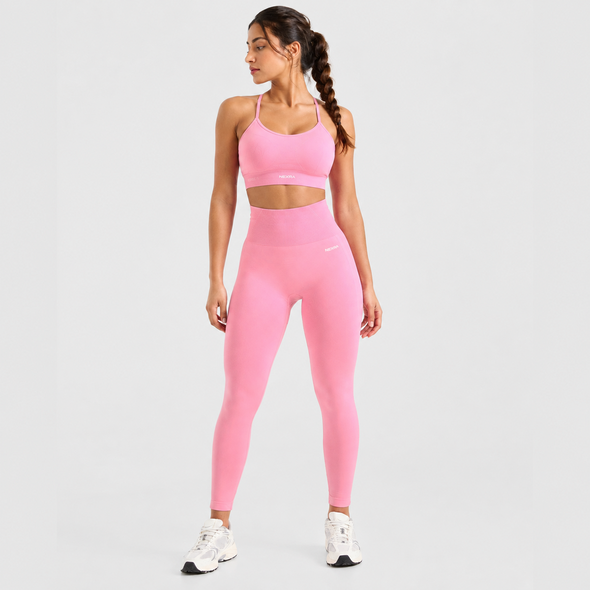 NEXRA Ascend Leggings in Carnation Pink
