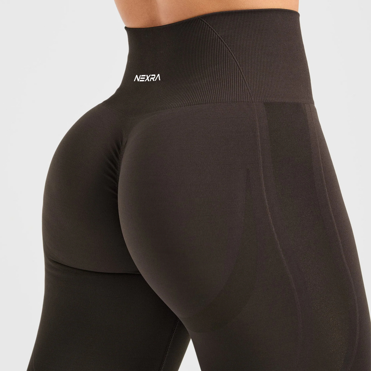 NEXRA Ascend Leggings in Dark Truffle