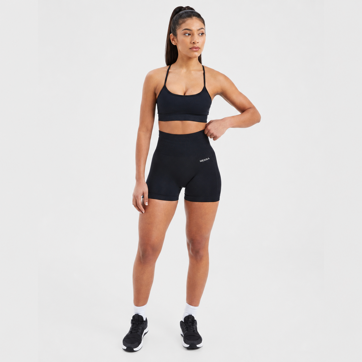 NEXRA Ascend Shorts in Black