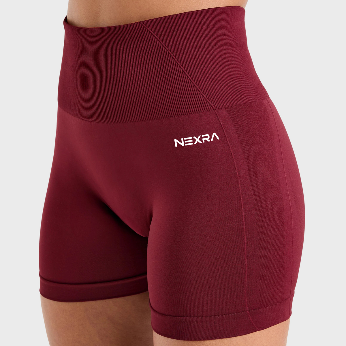 NEXRA Ascend Shorts in Bordeaux