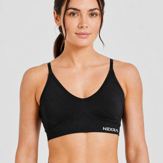 NEXRA Evolve Sports Bra in Black