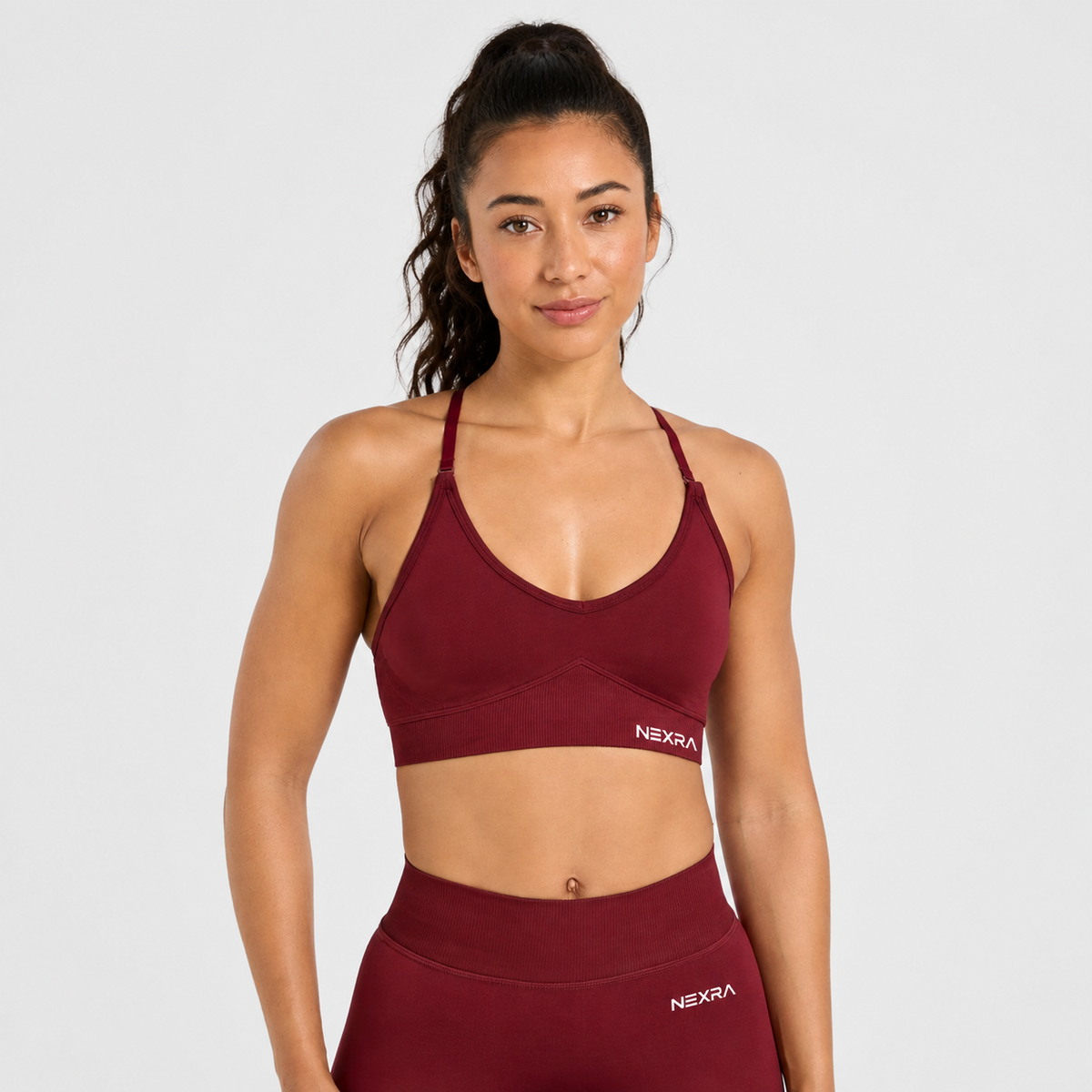 NEXRA Evolve Sports Bra in CranBerry