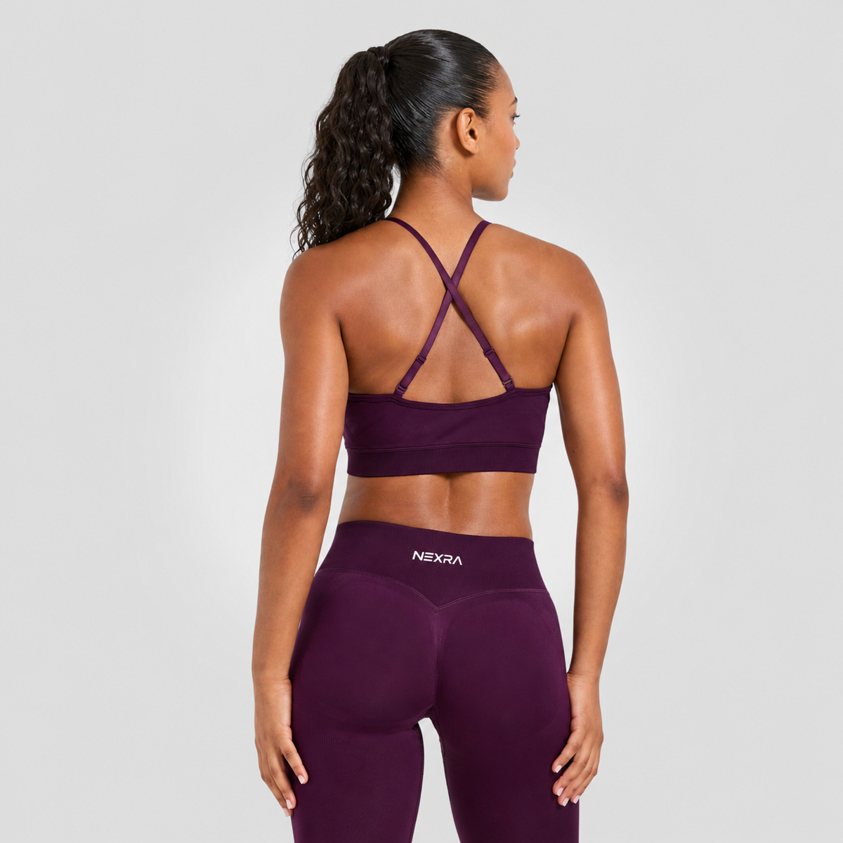 NEXRA Evolve Sports Bra in MulBerry