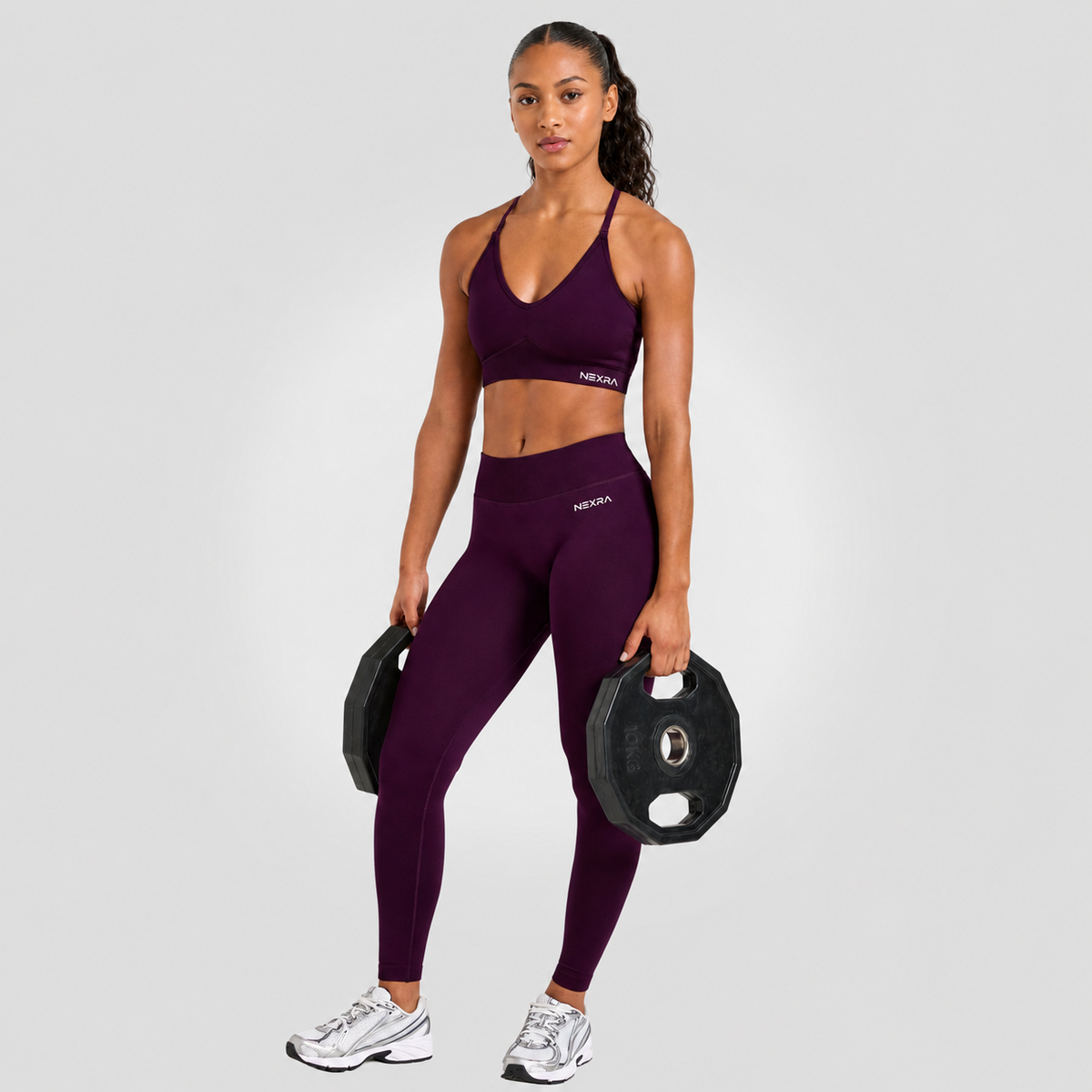 NEXRA Evolve Sports Bra in MulBerry