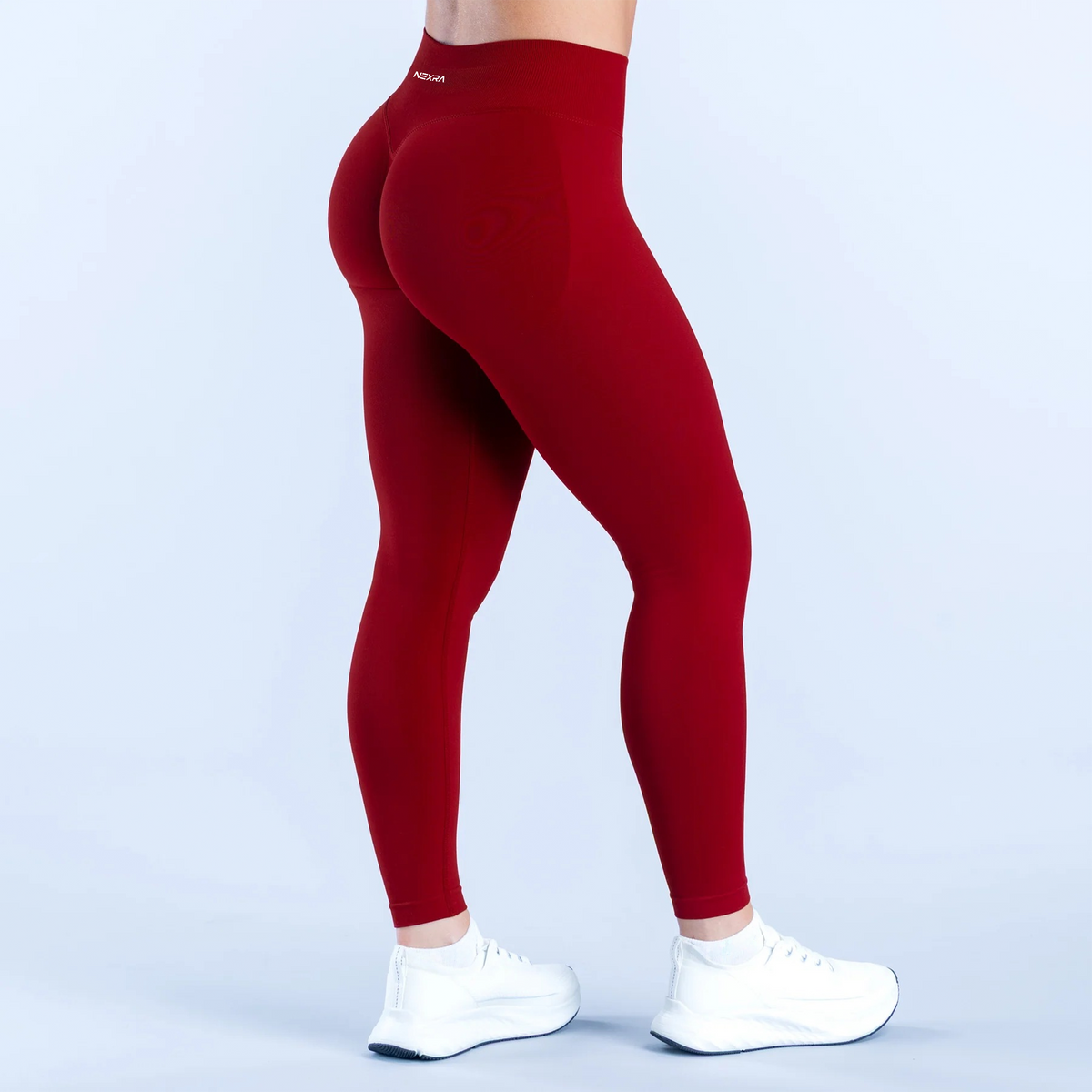 NEXRA Impact Leggings in Deep Red