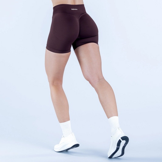 NEXRA Impact Shorts in Dark Brown