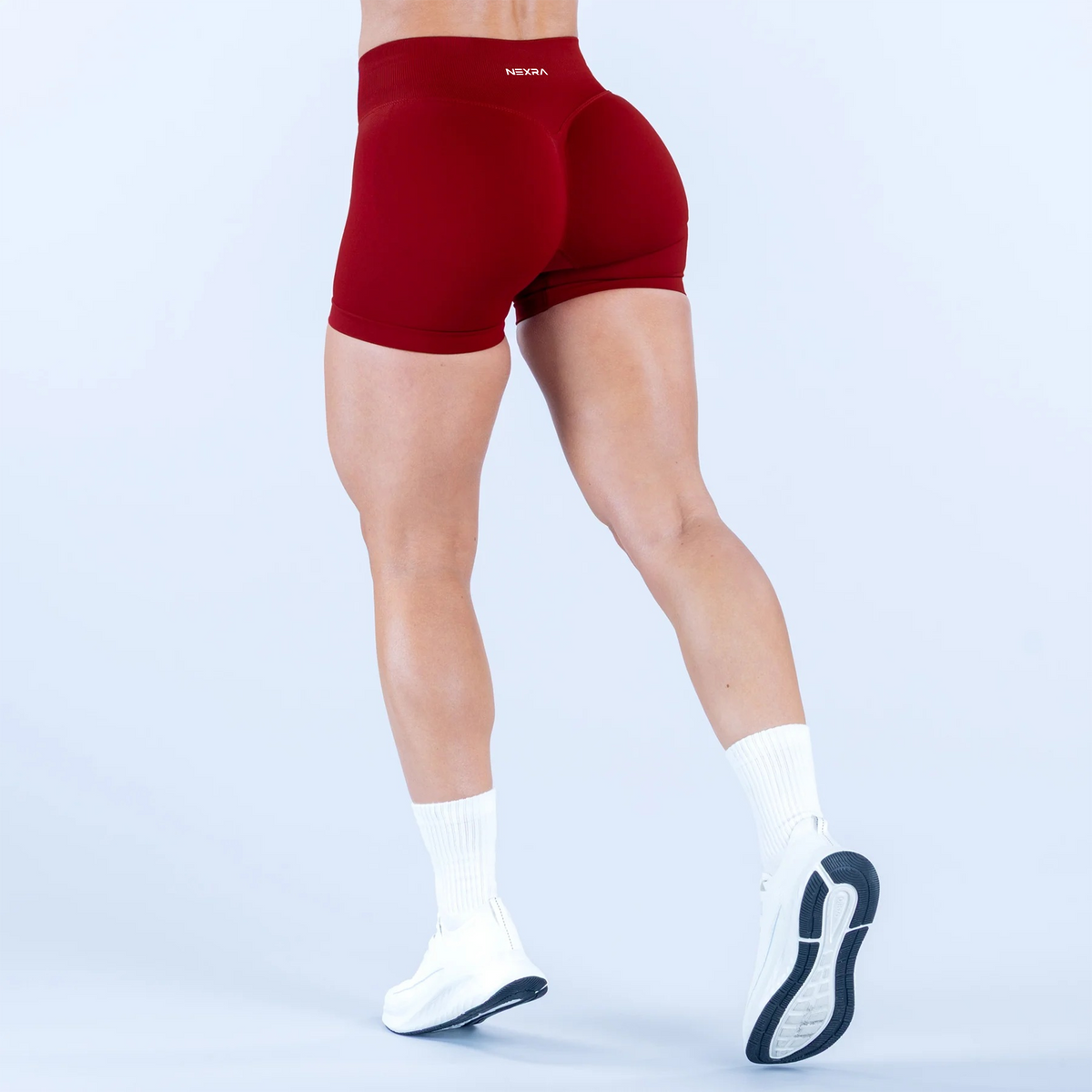 NEXRA Impact Shorts in Deep Red