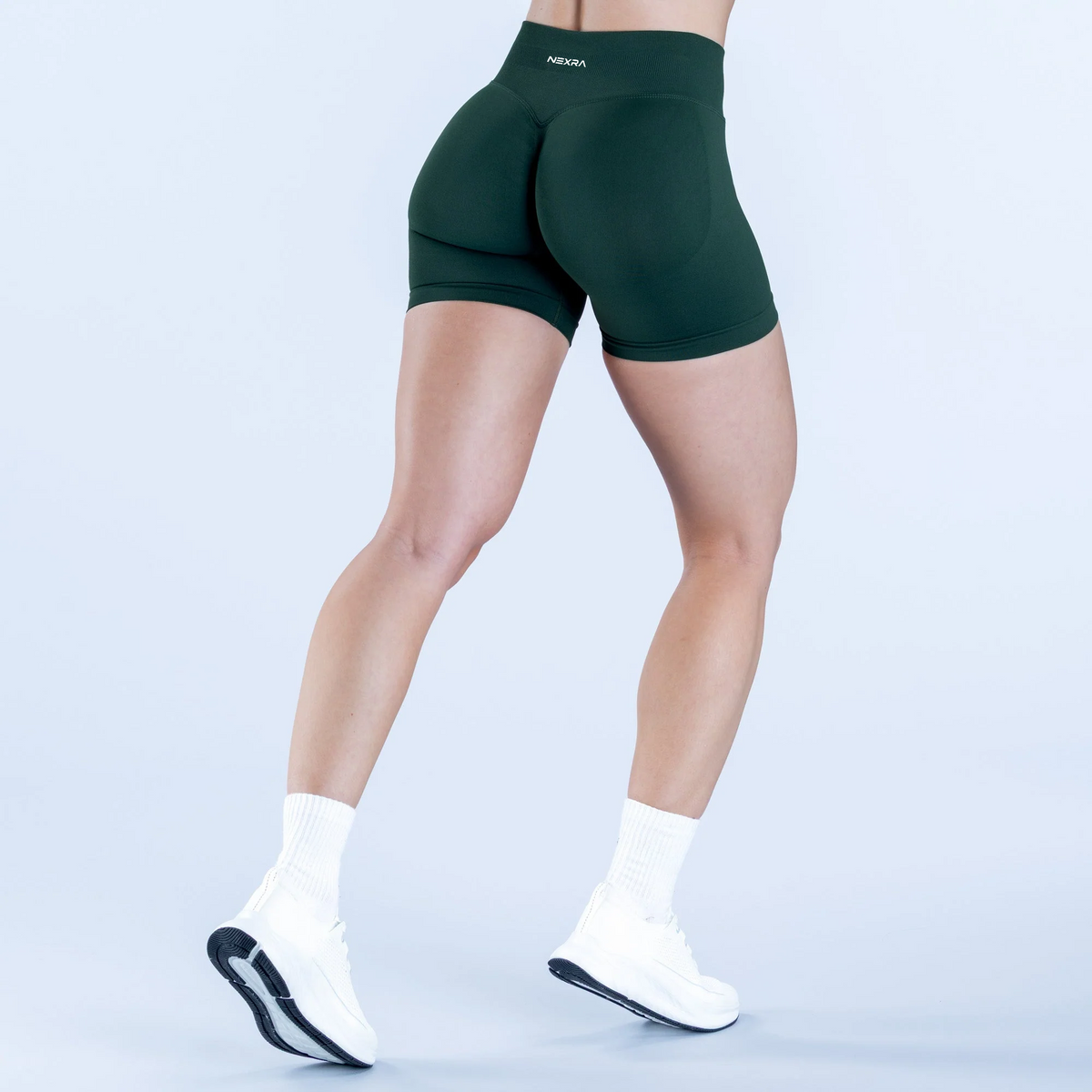 NEXRA Impact Shorts in Forest Green