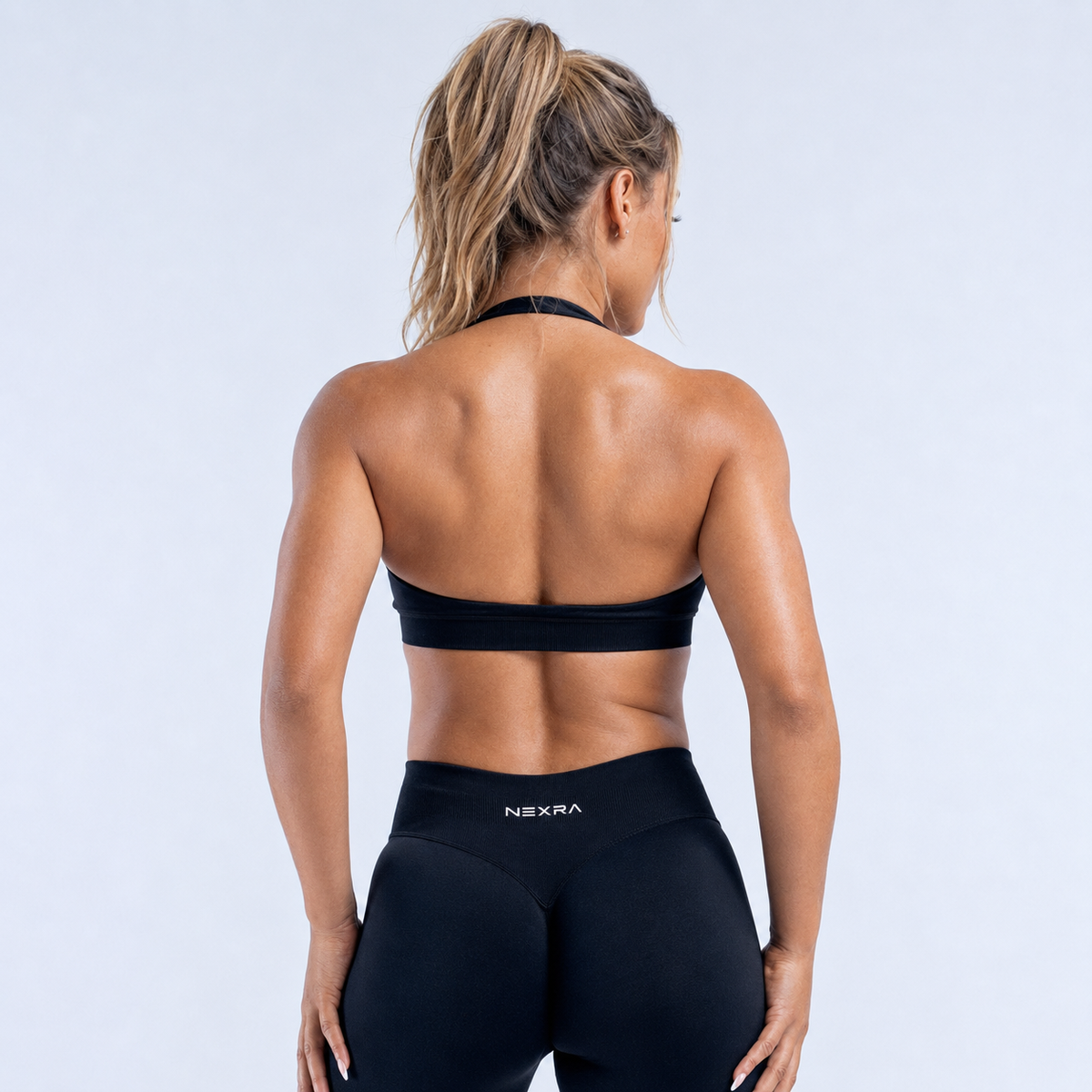 NEXRA Impact Sports Bra in Black