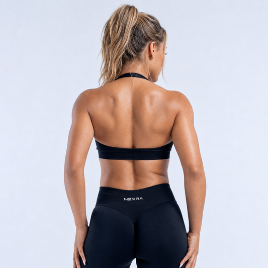NEXRA Impact Sports Bra in Black