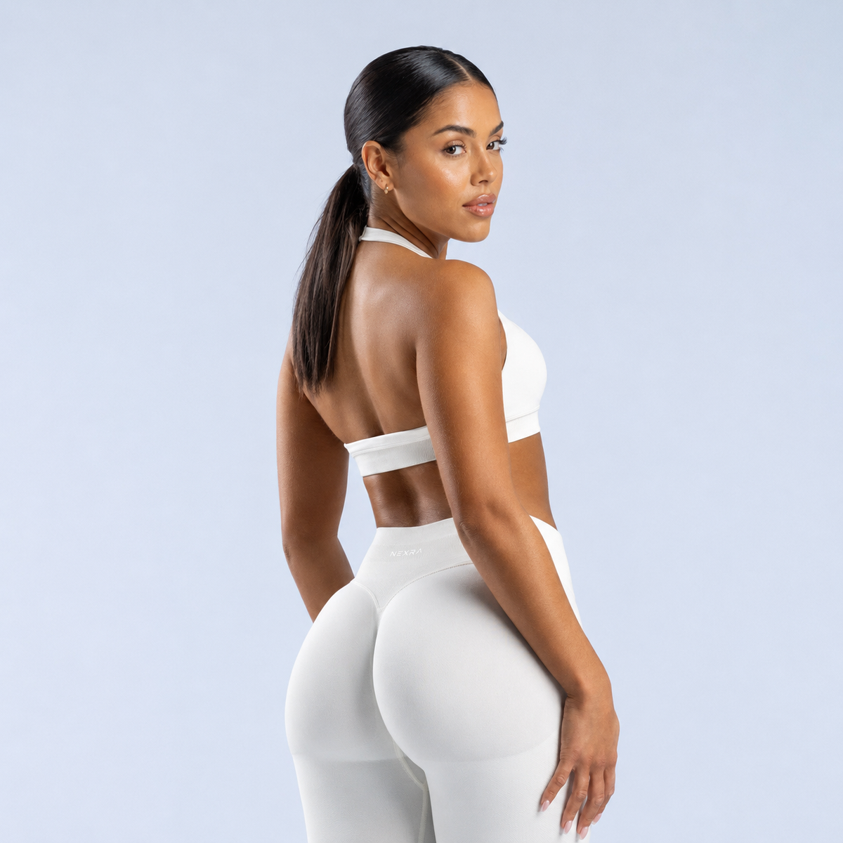 NEXRA Impact Sports Bra in White