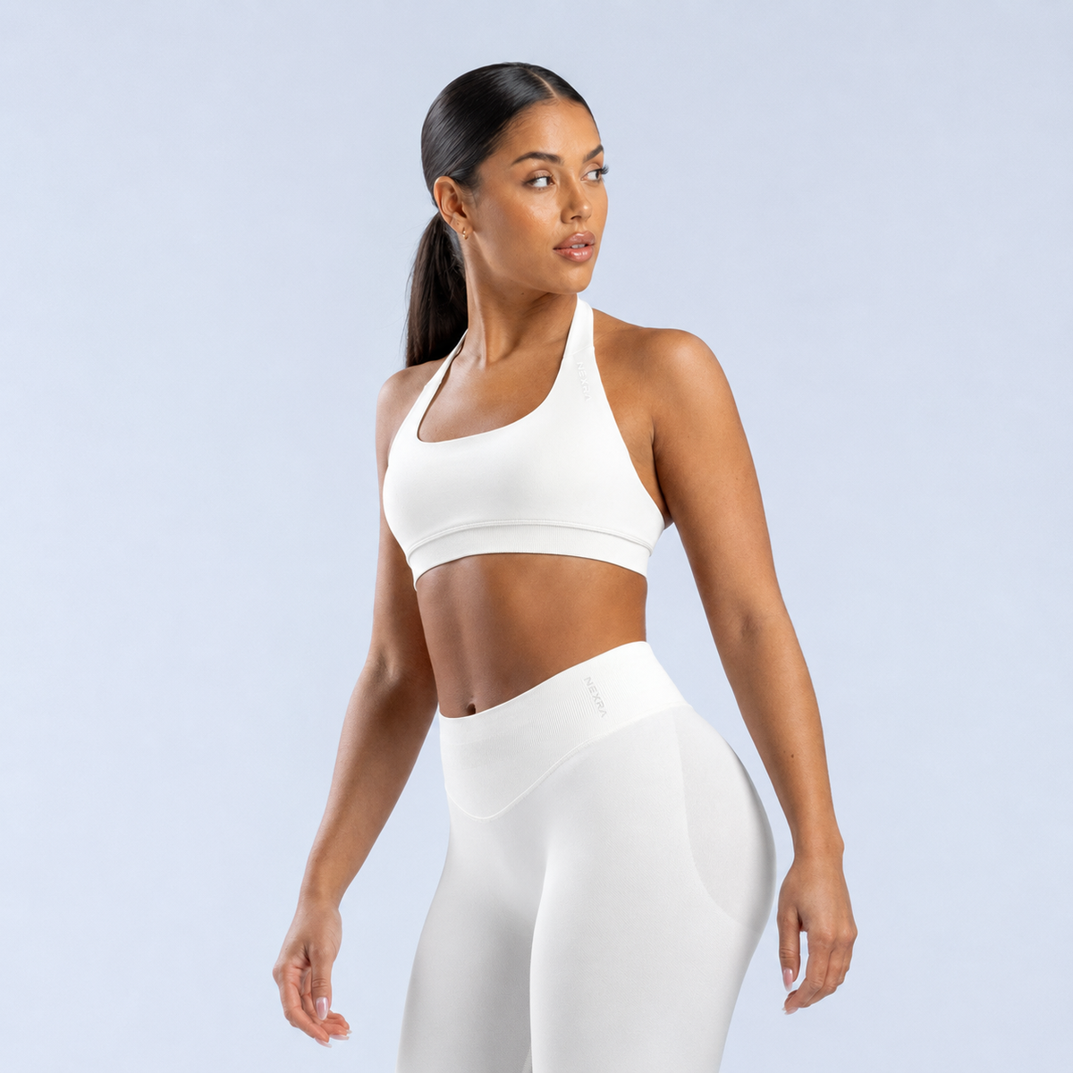 NEXRA Impact Sports Bra in White